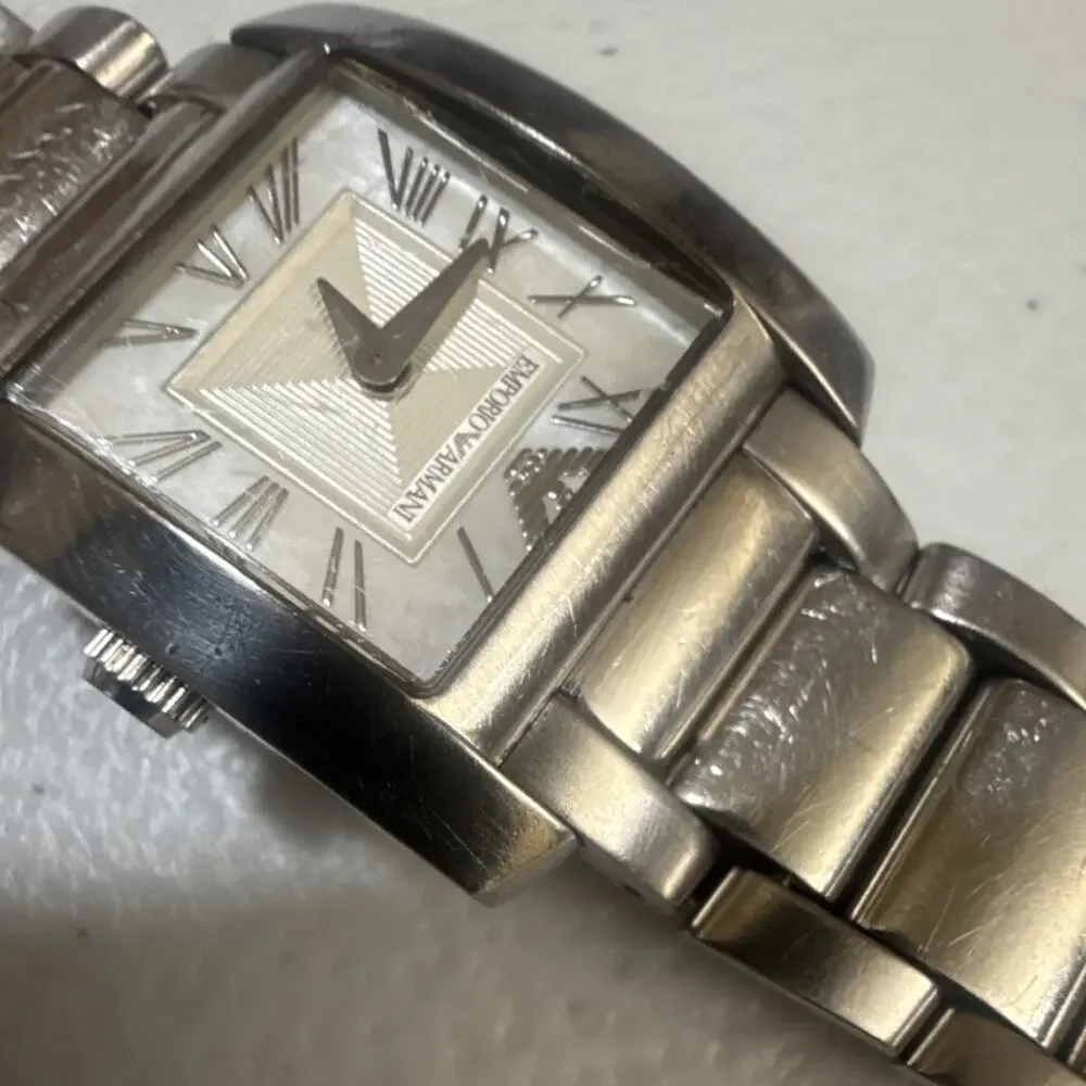 Emporio Armani AR-5704 Womens Watch 5.5” Band 23mm Case New Battery (B33)